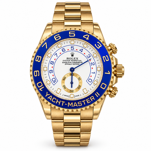 Rolex Yacht-Master II – Full Gold Blue Bezel- RL 31
