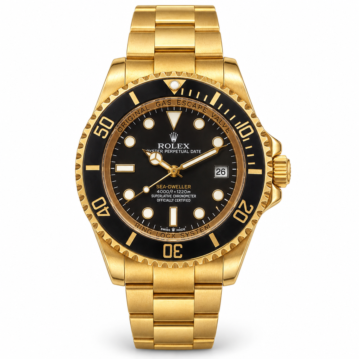 Rolex Sea-Dweller – Full Gold / Black Dial- RL 47
