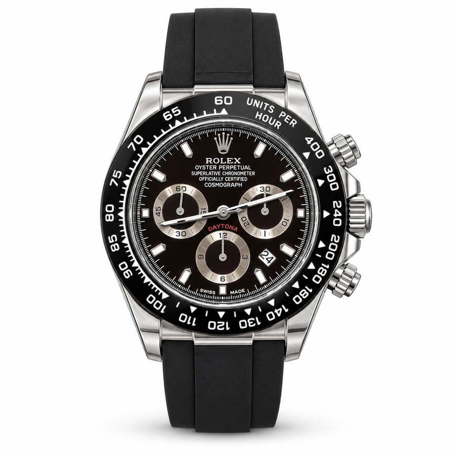 Rolex Cosmograph Daytona – Black Dial Oysterflex- RL 39