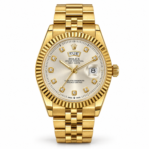 Rolex Day-Date – Full Gold Champagne Diamond Dial- RL 30