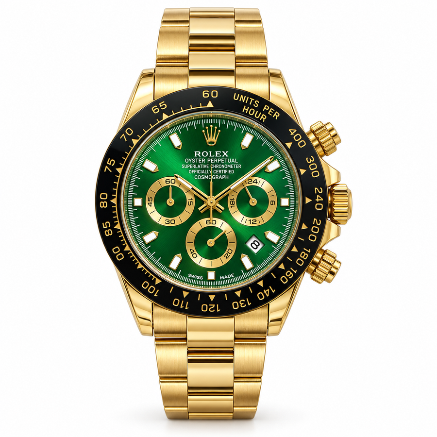 Rolex Cosmograph Daytona – Full Gold Green Dial- RL 25