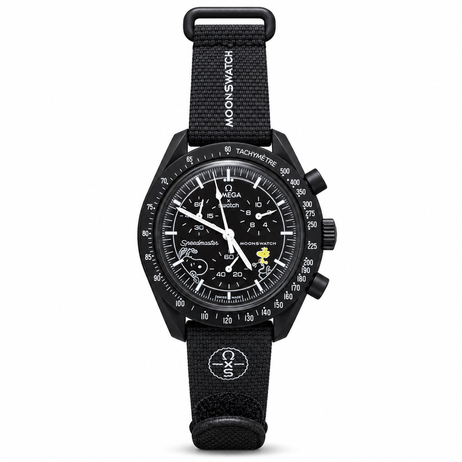 OMEGA x Swatch Speedmaster MoonSwatch – Snoopy Edition – Black & White - OM 19