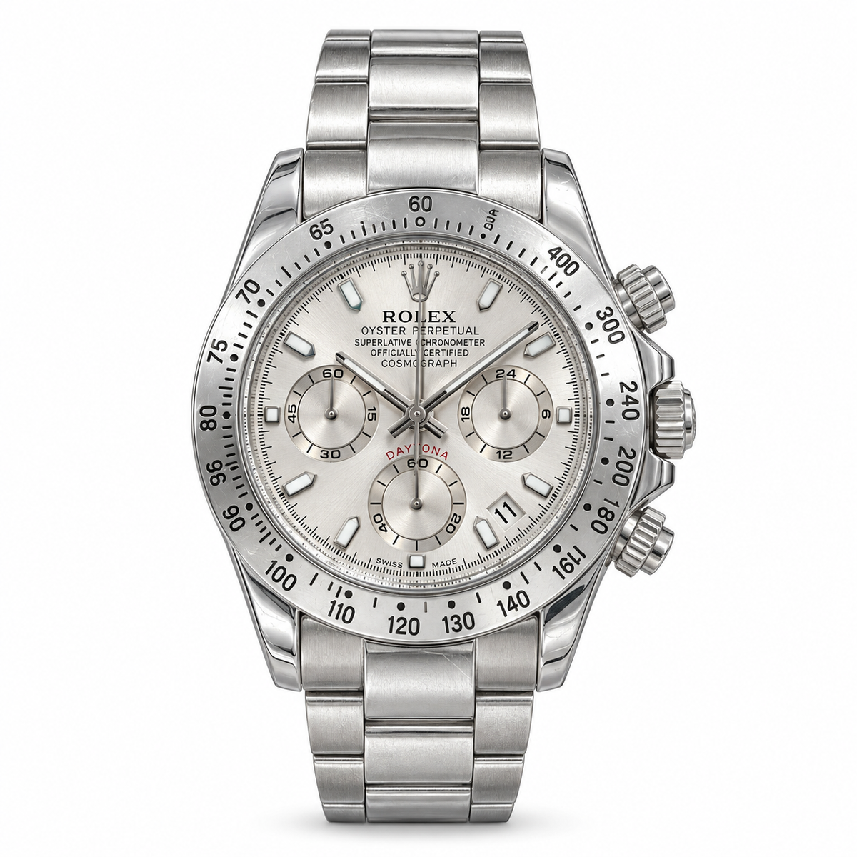Rolex Cosmograph Daytona – Silver / White Dial- RL 45