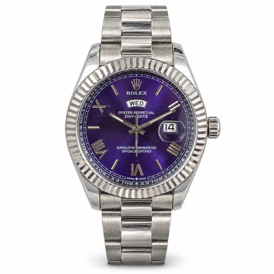 Rolex Day-Date – Purple & Silver -RL 61