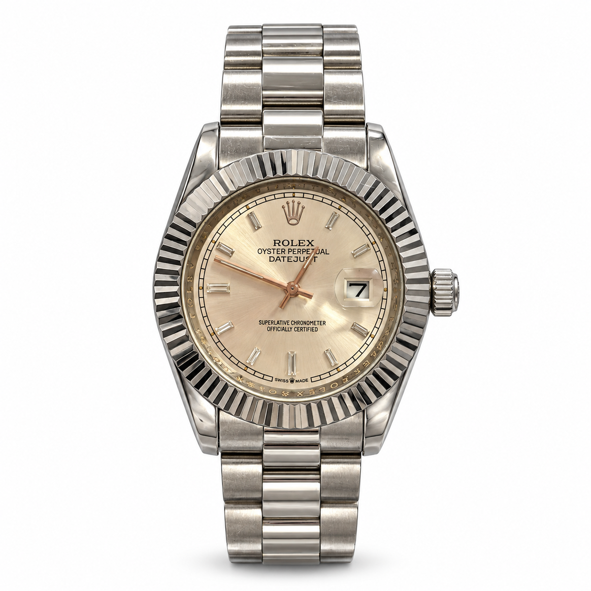 Rolex Datejust Champagne – Fluted Bezel - RL 06