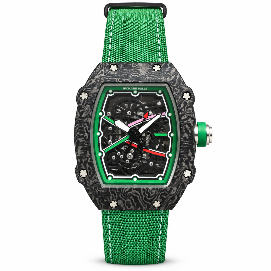 Richard Mille RM 67-02 – Carbon Black & Green - RM 06