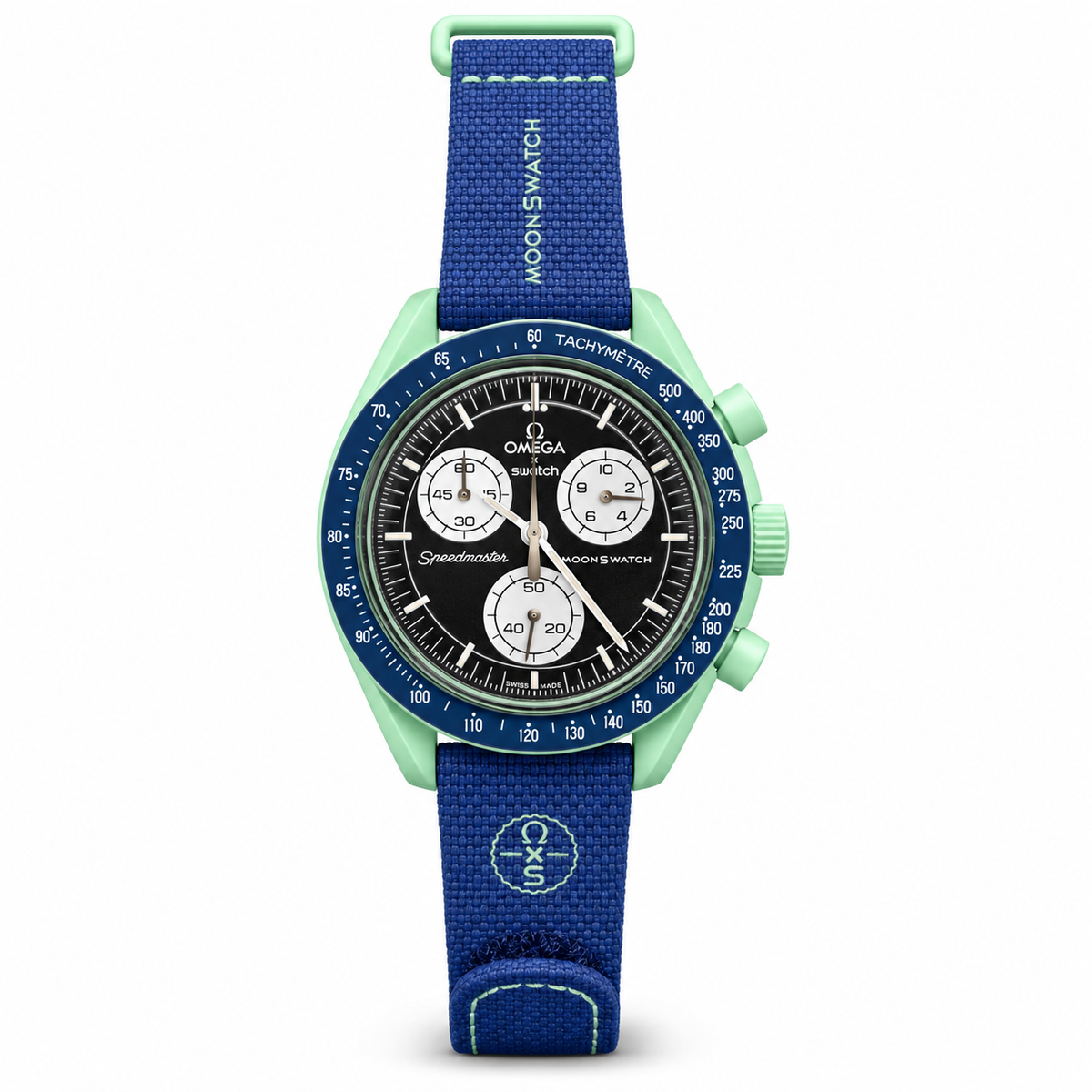 OMEGA x Swatch Speedmaster MoonSwatch – Mission on Earth – Mint Green & Blue-OM 14