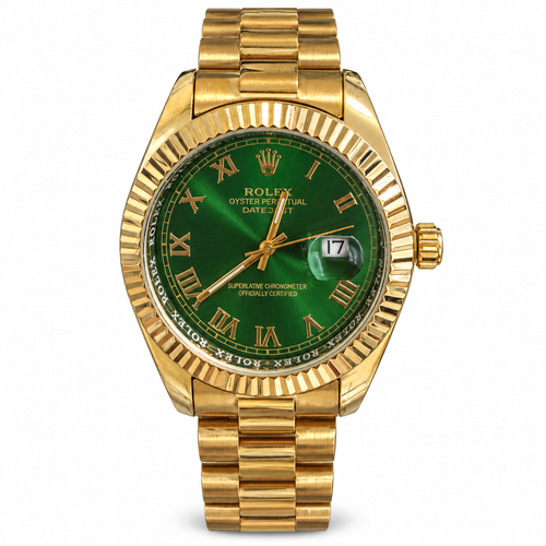Rolex Datejust – Gold / Green Dial
- RL 44