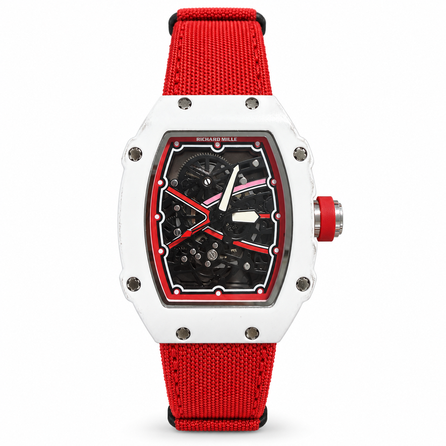 Richard Mille RM 67-02 – White & Red- RM 12