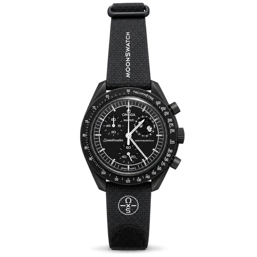 OMEGA x Swatch Speedmaster MoonSwatch – Mission to the Moonphase New Moon – Black- OM 25