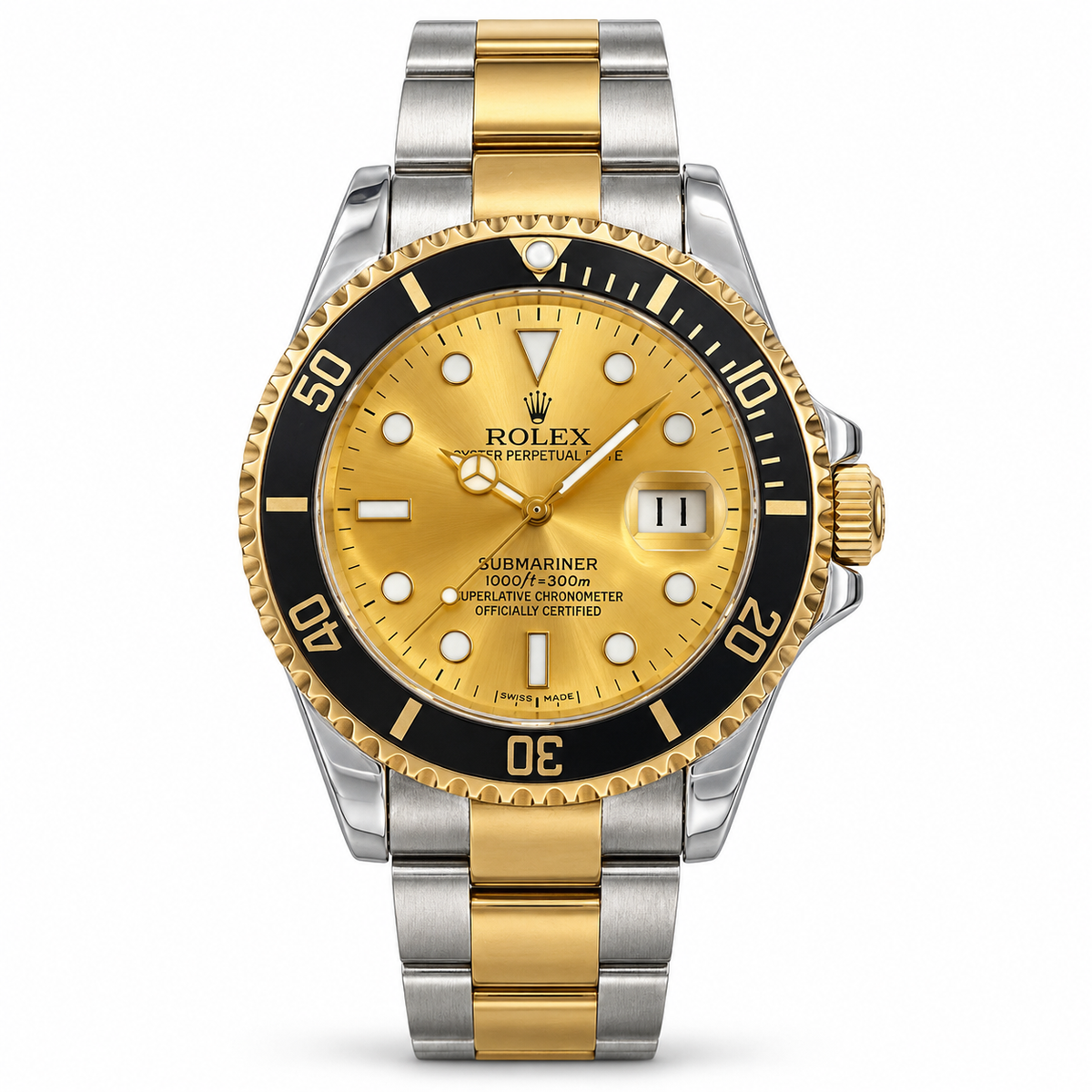 Rolex Submariner Date – Two-Tone Gold / Black- RL 48