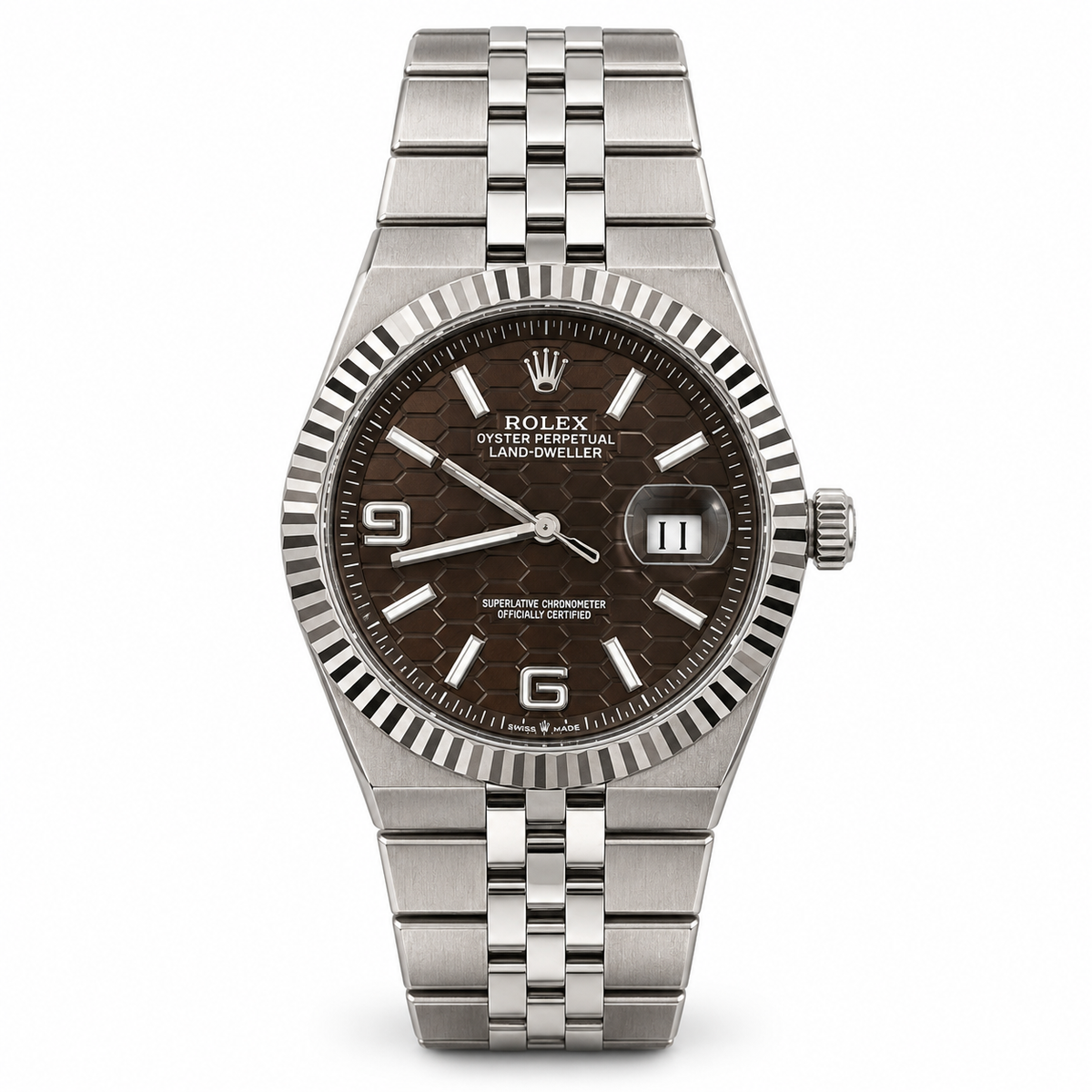 Rolex Land-Dweller Chocolate – Fluted Bezel - RL 04