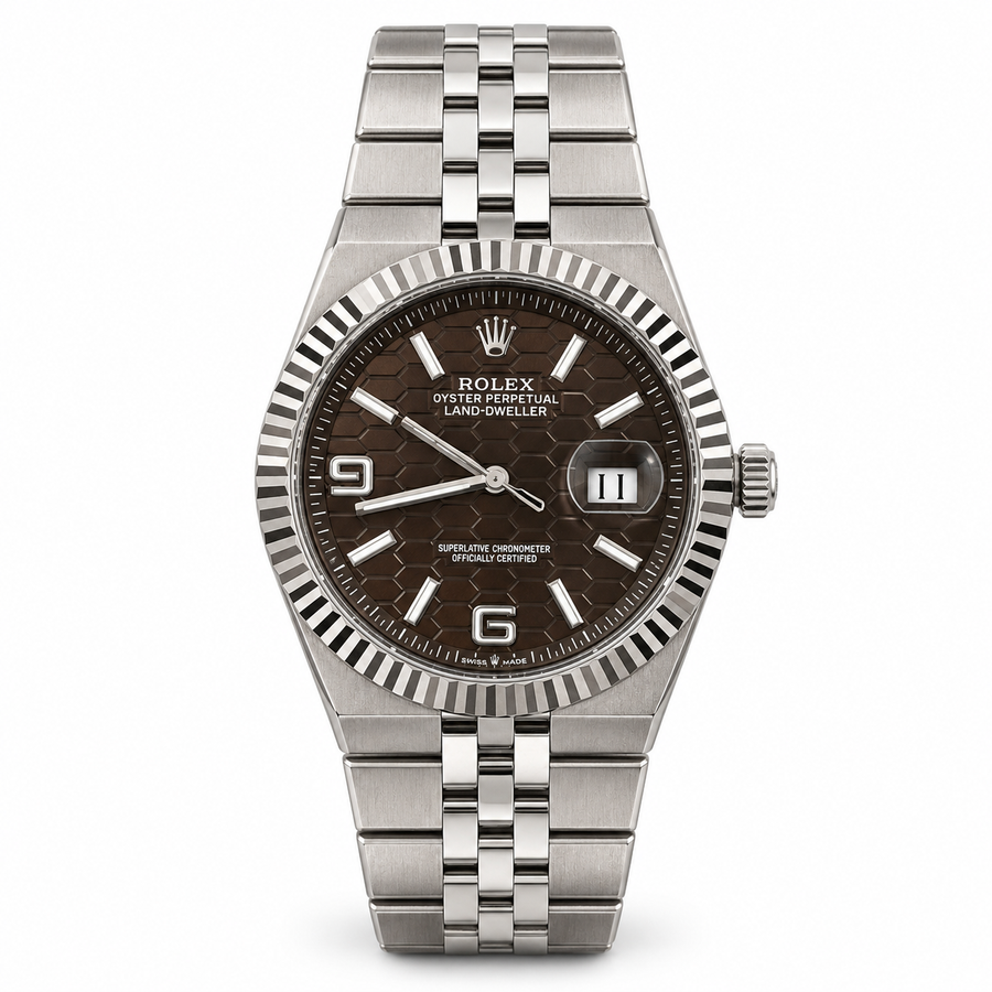 Rolex Land-Dweller Chocolate – Fluted Bezel - RL 04