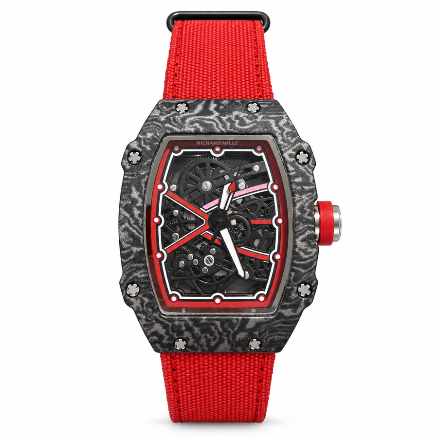 Richard Mille RM 67-02 – Carbon Black & Red- RM 10