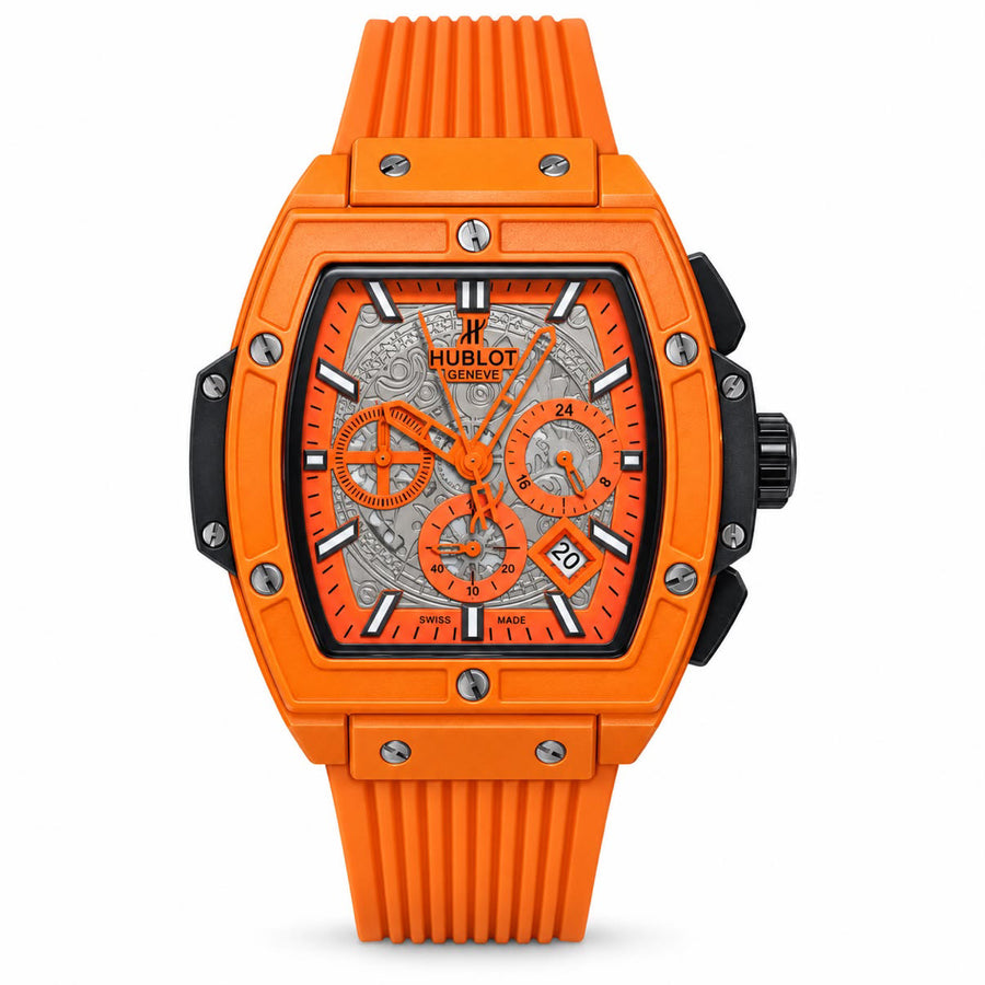 Hublot Big Bang Unico Orange Ceramic – Skeleton HB 01