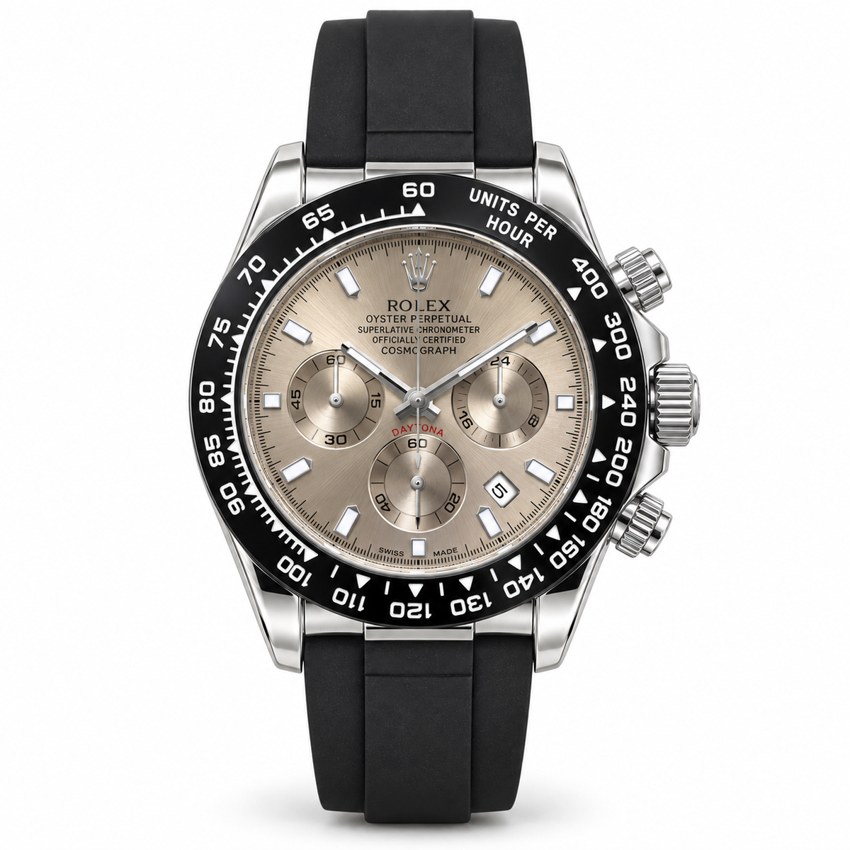Rolex Cosmograph Daytona – Champagne Dial Oysterflex- RL 38