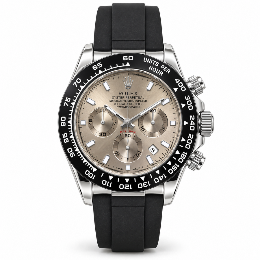 Rolex Cosmograph Daytona – Champagne Dial Oysterflex- RL 38