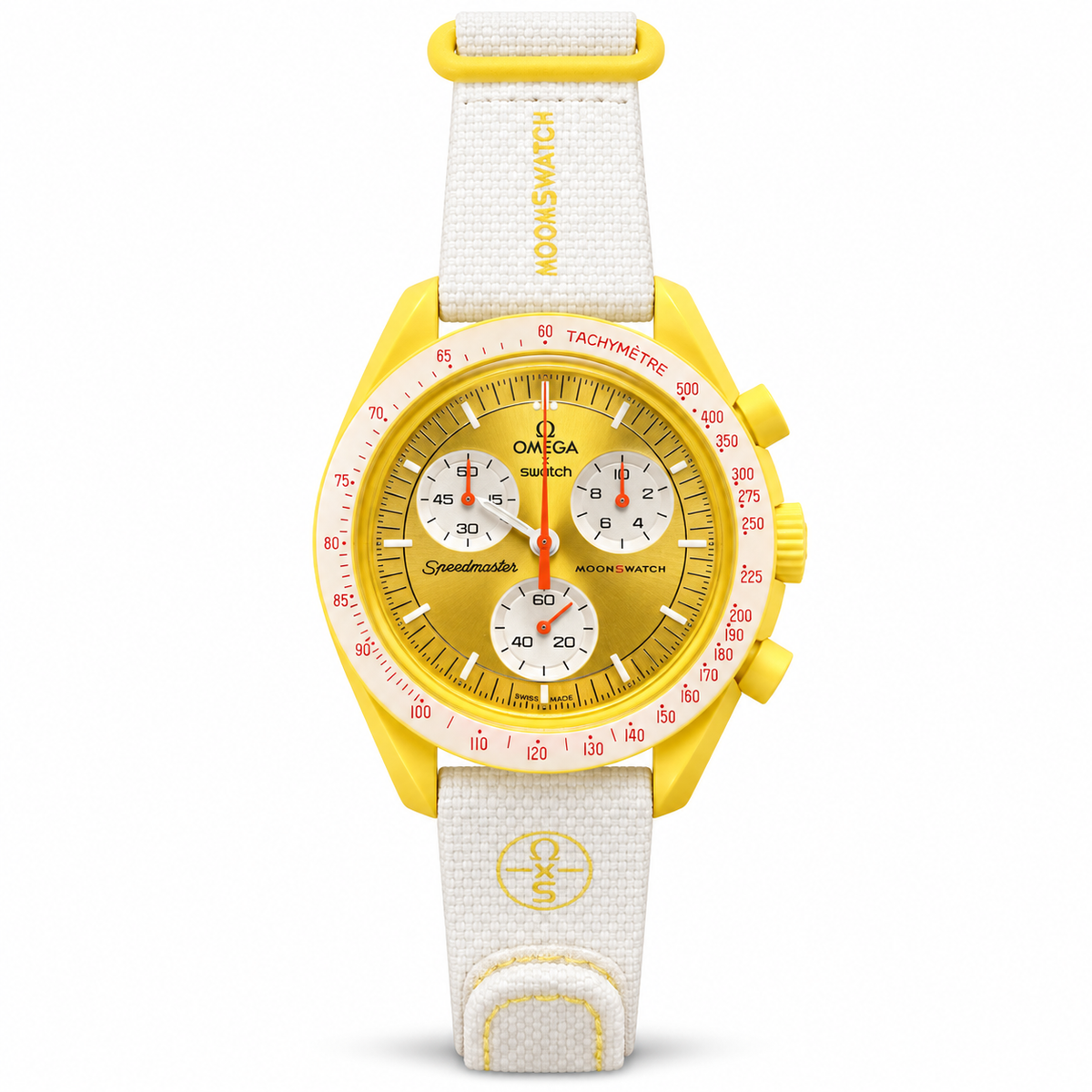 OMEGA x Swatch Speedmaster MoonSwatch – Mission to the Sun – Gold & White -OM 11