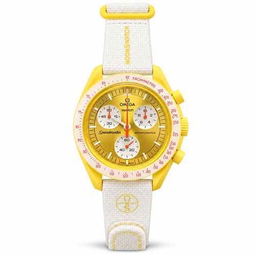 OMEGA x Swatch Speedmaster MoonSwatch – Mission to the Sun – Gold & White -OM 11