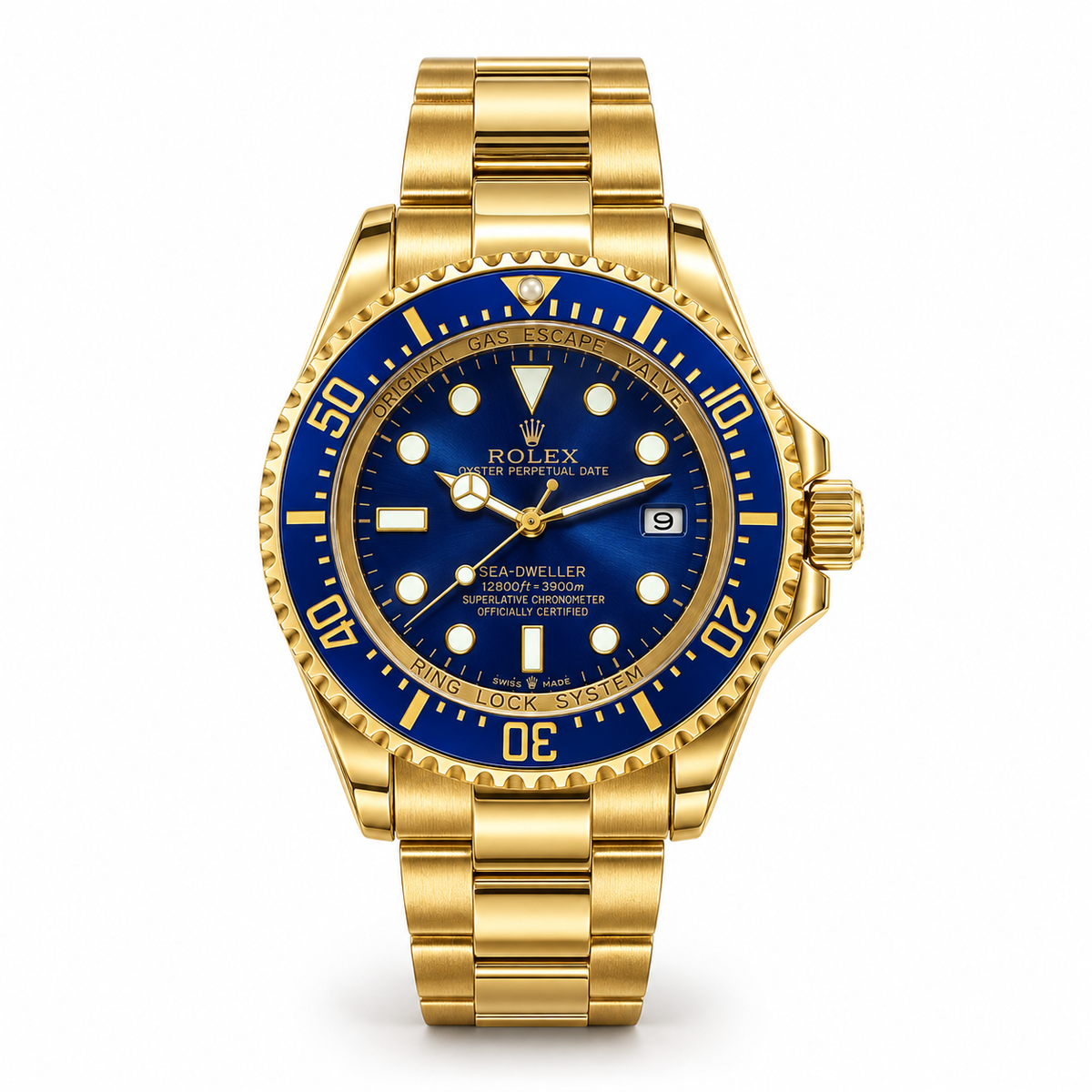 Rolex Sea-Dweller – Full Gold Blue Dial- RL 21