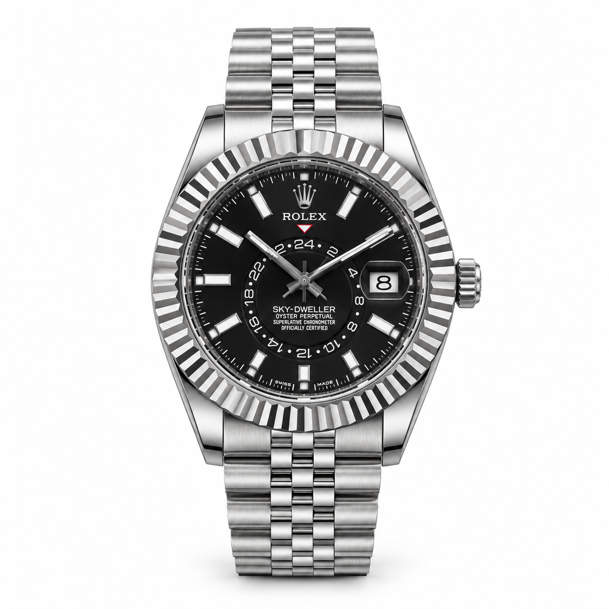 Rolex Sky-Dweller Black – Fluted Bezel - RL 10
