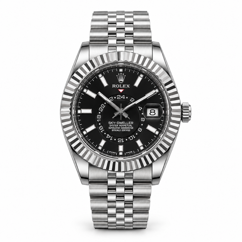 Rolex Sky-Dweller Black – Fluted Bezel - RL 10