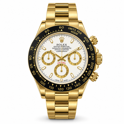 Rolex Cosmograph Daytona – Full Gold White Dial- RL 24