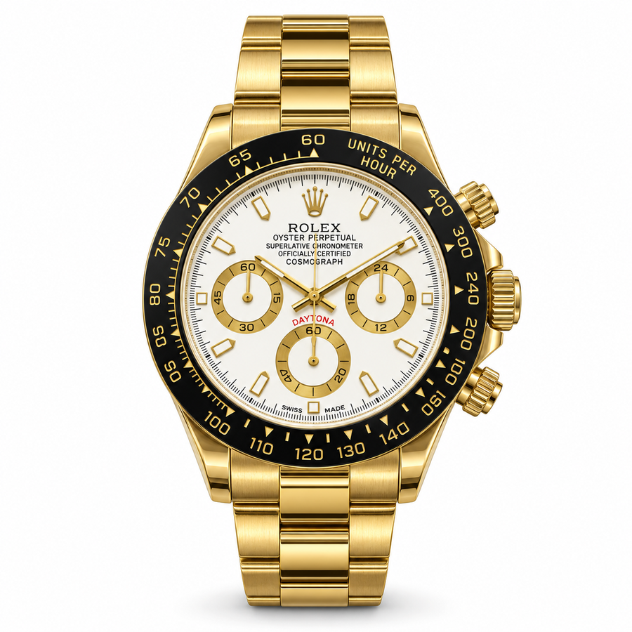 Rolex Cosmograph Daytona – Full Gold White Dial- RL 24