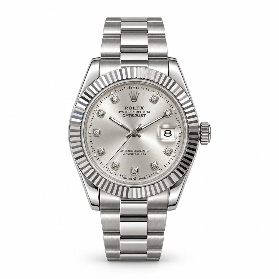 Rolex Datejust – Silver Diamond Dial- RL 19