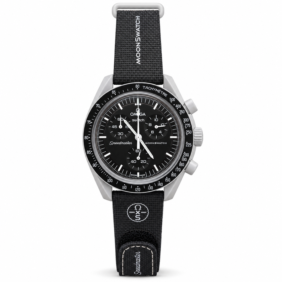 OMEGA x Swatch Speedmaster MoonSwatch – Mission to the Moon – Black & Grey- OM 23