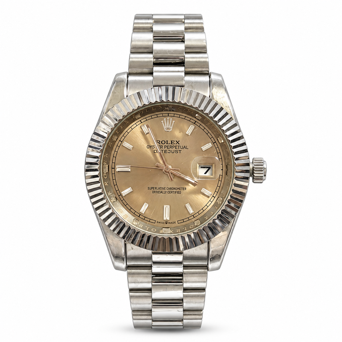 Rolex Datejust Champagne – Fluted Bezel - RL 03