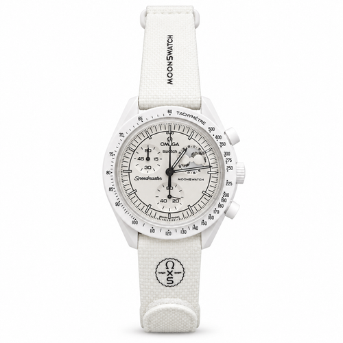 Omega x Swatch MoonSwatch – Mission to the Moonphase “Snoopy” White -OM 05