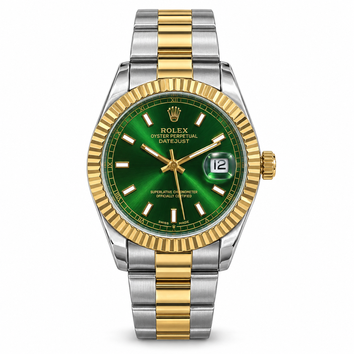 Rolex Datejust – Two-Tone Gold / Green Dial- RL 50
