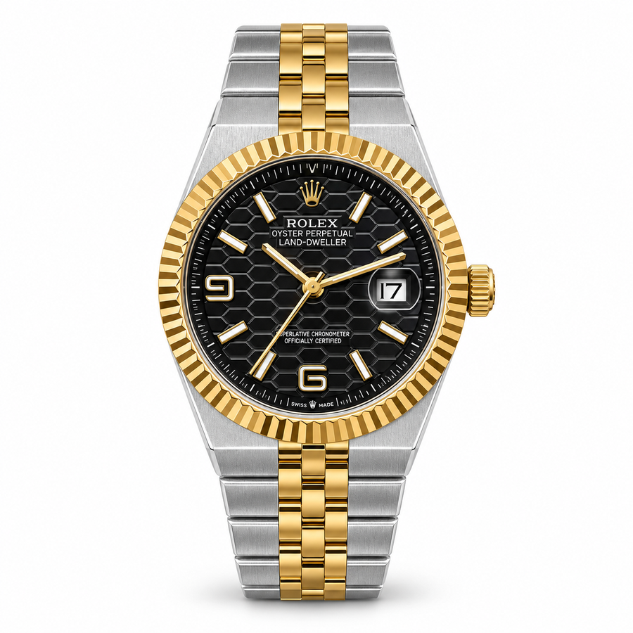 Rolex Land-Dweller – Two-Tone Black Dial- RL 26